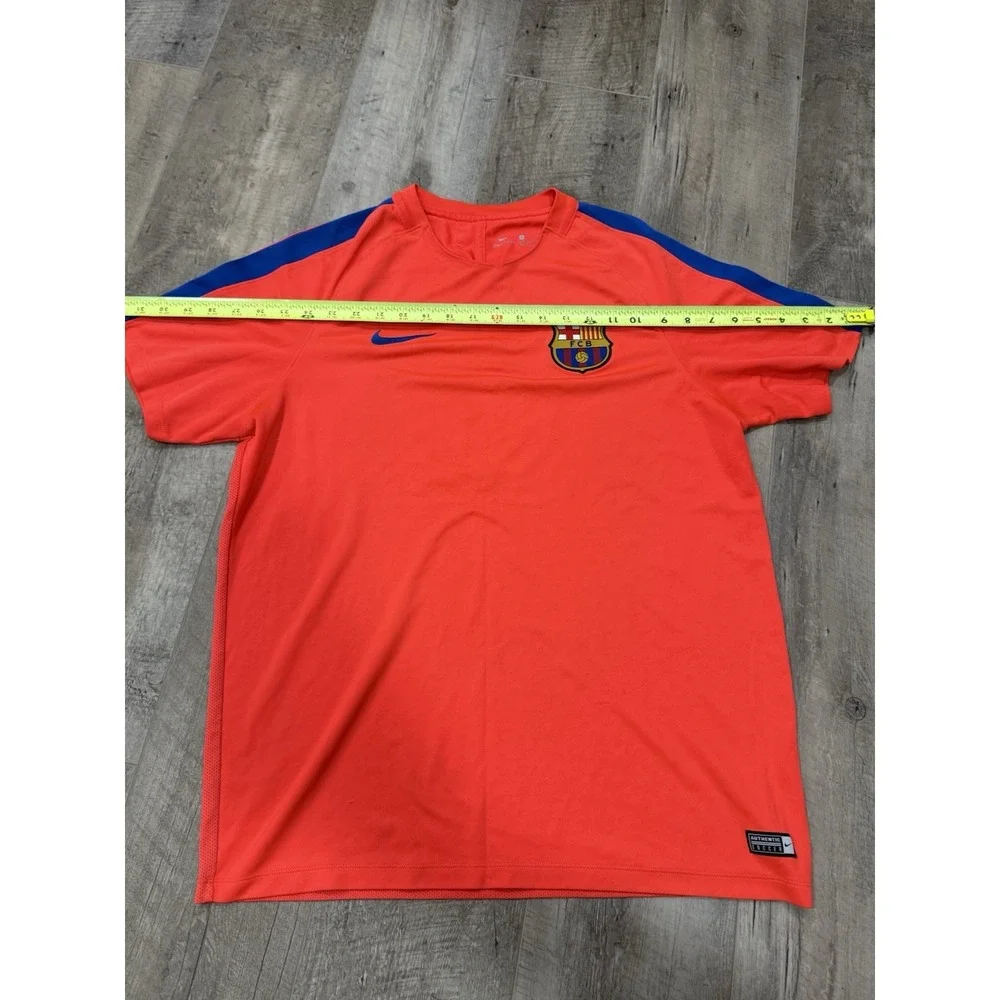 FC Barcelona Training Football‎ Jersey Nike Polyester Youth Sz XL Preowned